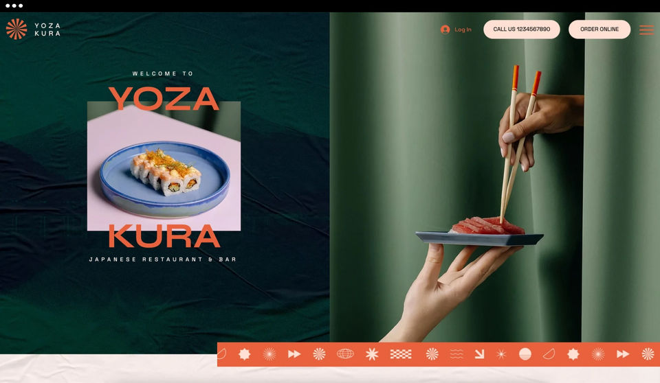 Restaurants & Food website templates - Japanese Restaurant