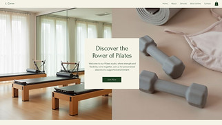 All website templates - Pilates Studio (Energetic)