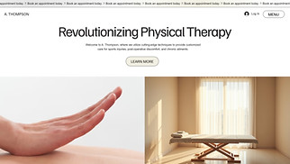 All website templates - Physical Therapy Clinic (Modern)