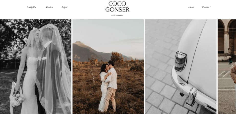 Wix の Web サイトビルダーで作成