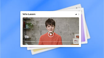 Billede fra et kursus på Wix Learn
