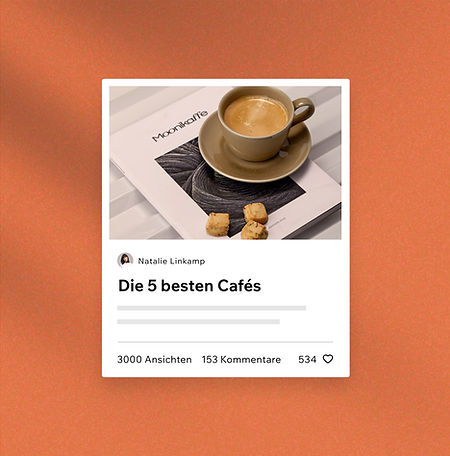 Ein Blogbeitrag über ein Café