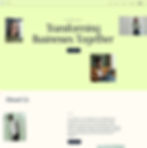 Website template for a consulting company website
