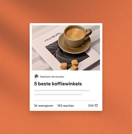Blogpost over een koffiewinkel