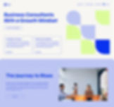 A Wix template for a business site
