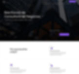 Template de um site de negócios  mostrando uma mulher em um ambiente  clean e moderno.