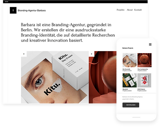 Branding-Agentur Website